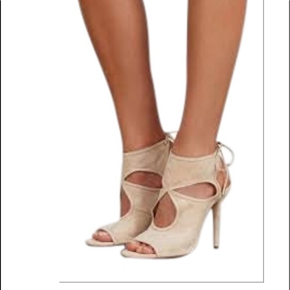 Aquazzura Sexy Thing Cutout Suede Sandals